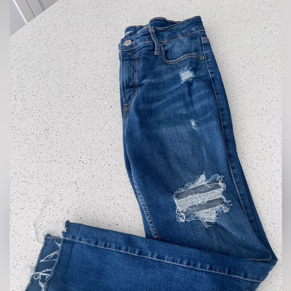 Old Navy Extra High Rise Rockstar Super Skinny Jeans Size 4